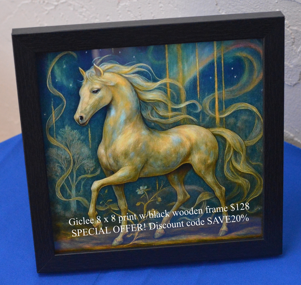 This limited time offer can be used to purchase any portrait in the art gallery